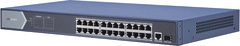 Коммутатор Hikvision DS-3E0526P-E/M(B) 24x1Гбит/с 2SFP 24PoE 225W неуправляемый