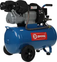 Компрессор поршневой Диолд КМП-2300/50 масляный 369л/мин 50л 2300Вт синий