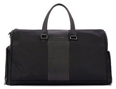 Сумка дорожная Piquadro Brief2 PA6147BR2/N черная нейлон/натур.кожа