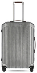 Чемодан Piquadro PQ LM (BV4427PQLM/NCU) 46x68x26.5см 69л. 4.68кг. поликарбонат/натур.кожа темно-серый