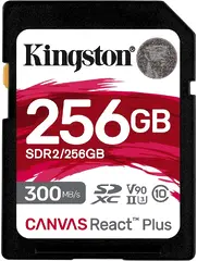 Флеш карта SDXC 256GB Kingston SDR2/256GB Canvas React Plus w/o adapter
