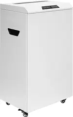 Шредер Heleos УО65-5 белый (секр.P-5) фрагменты 20лист. 65лтр. скрепки скобы пл.карты CD