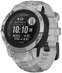 Смарт-часы Garmin Instinct 2S 40мм 1.2" корп.черный/серый рем.серый/камуфляж (010-02563-03)
