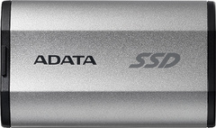 Накопитель SSD A-Data USB-C 1TB SD810-1000G-CSG SD810 1.8" серый