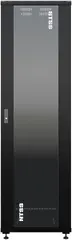 Шкаф серверный NTSS Премиум (NTSS-R42U6080GS-BL) напольный 42U 600x800мм пер.дв.стекл металл 900кг черный 710мм 99кг 1987мм IP20 сталь