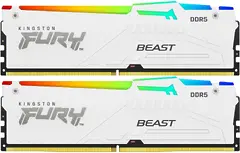 Память DDR5 2x16GB 5600MHz Kingston KF556C36BWEAK2-32 Fury Beast RGB RTL Gaming PC5-44800 CL36 DIMM 288-pin 1.25В kit single rank с радиатором Ret