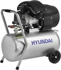 Компрессор поршневой Hyundai HYC 40250LMS масляный 400л/мин 50л 2200Вт серебристый/черный