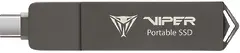 Накопитель SSD Patriot USB3.2 Gen2 2TB PVP302TB28UDG PVP30 Viper черный