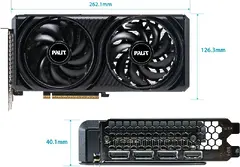 Видеокарта Palit PCI-E 5.0 PA-RTX5060 INFINITY 2 OC NVIDIA GeForce RTX 5060 8Gb 128bit GDDR7 2280/28000 HDMIx1 DPx3 HDCP Ret